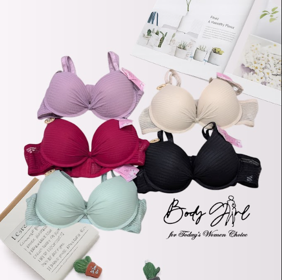 Body Girl Nude Twist Front Bra – Seamless & Comfortable Everyday Lingerie