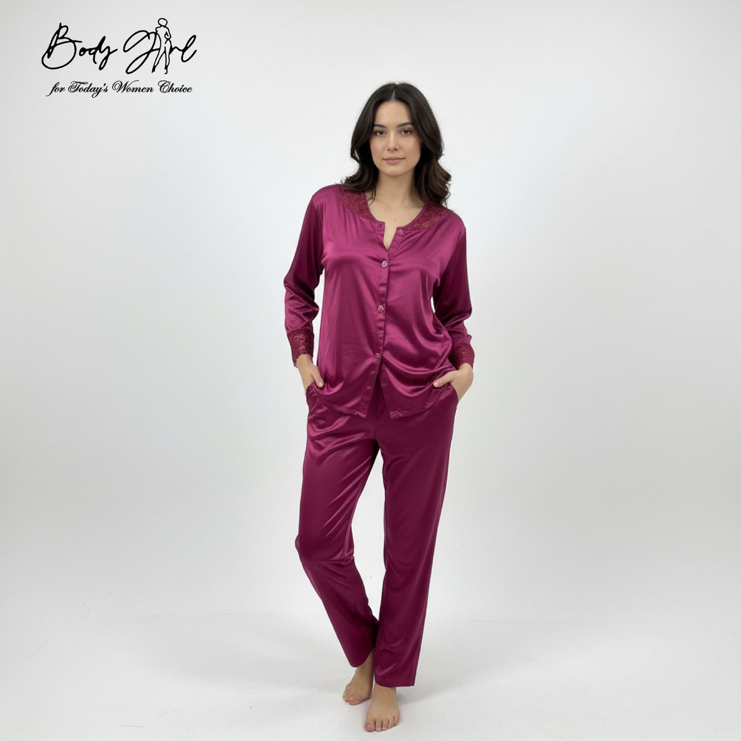 2 PCS Pure Silk Nightwear for Effortless Comfort