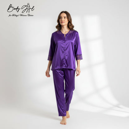 2 PCS Pure Silk Nightwear for Effortless Comfort