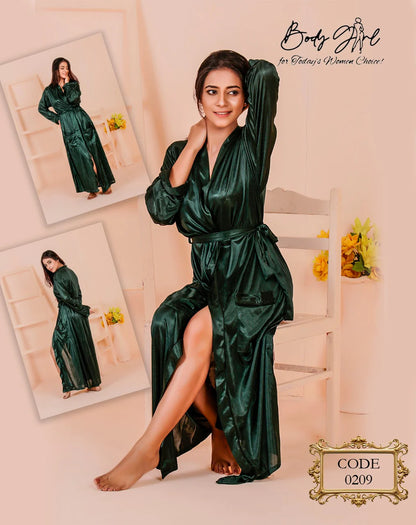 Body Girl 1-Pieces Long Gown Nightwear For Girls & Women Free Size